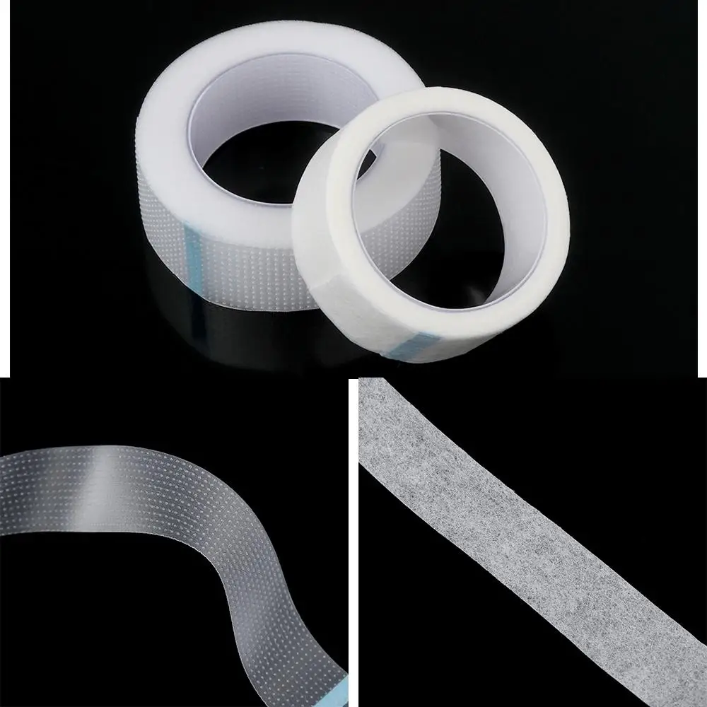 Bande micropore professionnelle respirante, 3 pièces, coussinet sous les yeux, cils individuels, matériau PE, bande d'extension de cils