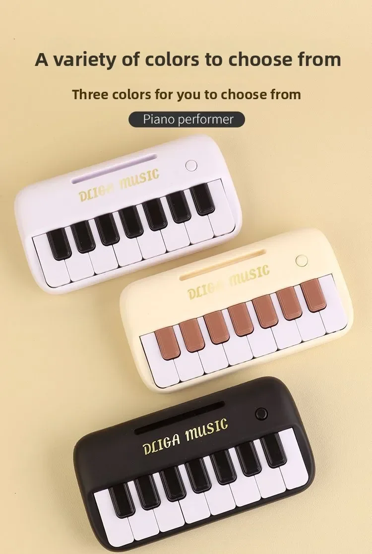 Tragbare 15-tasten Digitale Tastatur Kinder Mini Elektronisches Klavier Kinder Musikinstrument Lernspielzeug für Kinder Geschenk – Detail 5