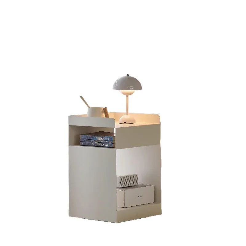 Industrial wind movable bedside table, several bedrooms by the sofa, storage home