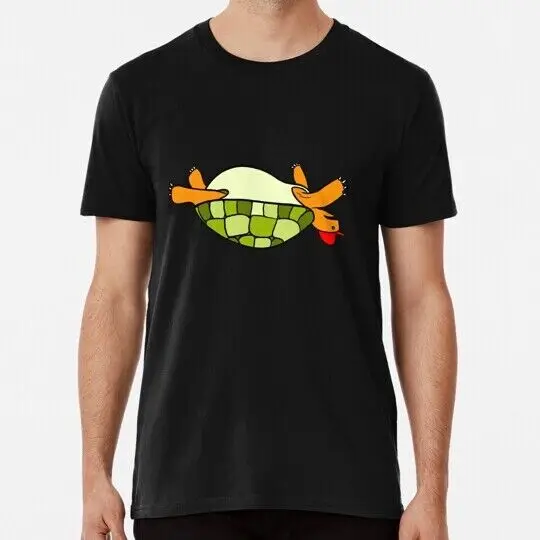 Obese Turtle On His Back S to 5XL Made in the USA T-Shirt