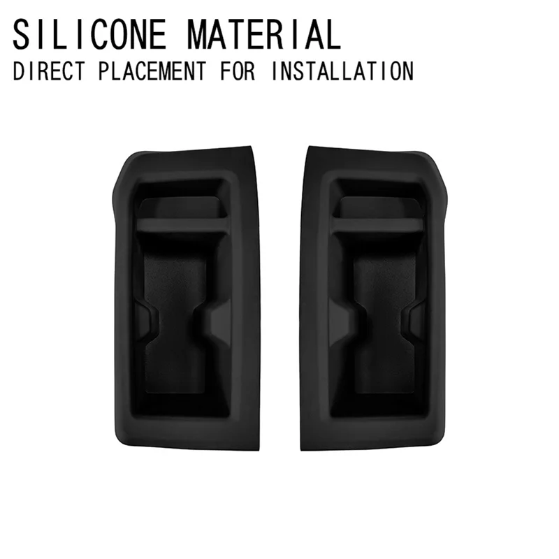 

Car Third Row Armrest Water Cup Holder Frame Silicone Interior Accessories For Toyota Prado LC250 2023+