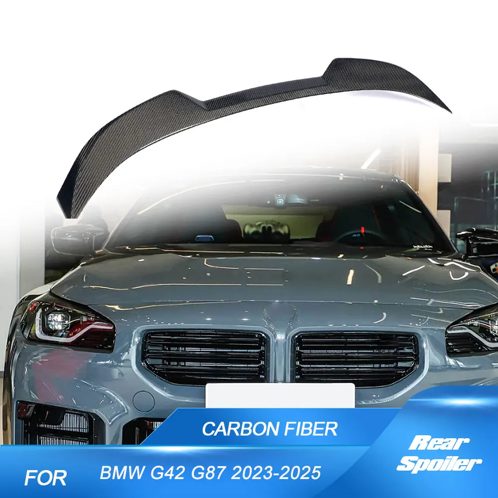 

Карбоновый задний спойлер для BMW 2 серии G42 G87 M2 2023-2025, накладка на багажник, антикрыло