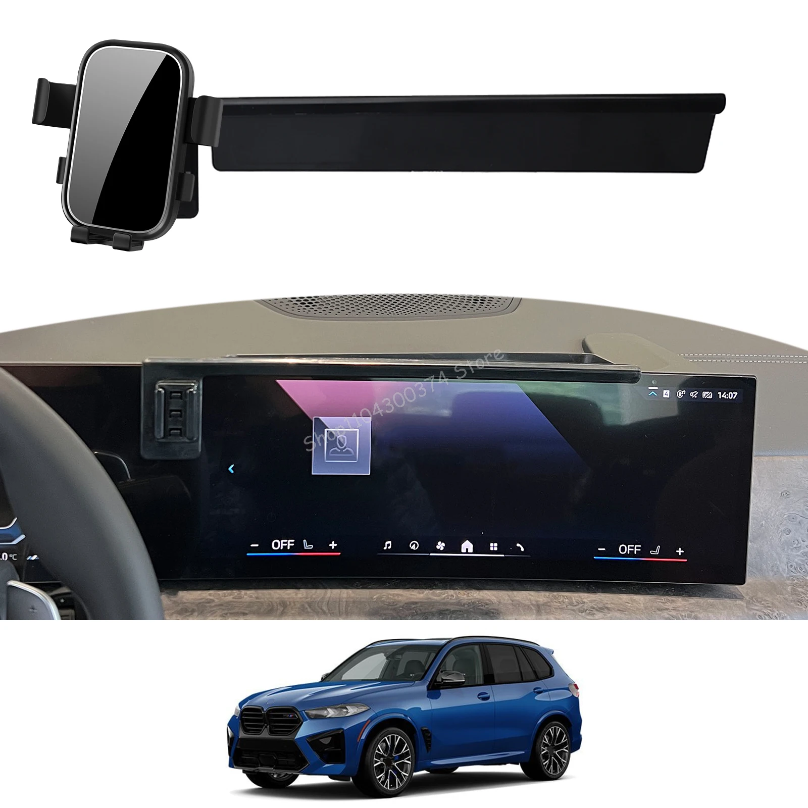 

Car Mobile Phone Holder for BMW X5 2023 2024 2025 G05 GPS Bracket Navigation Stand Auto Accessories