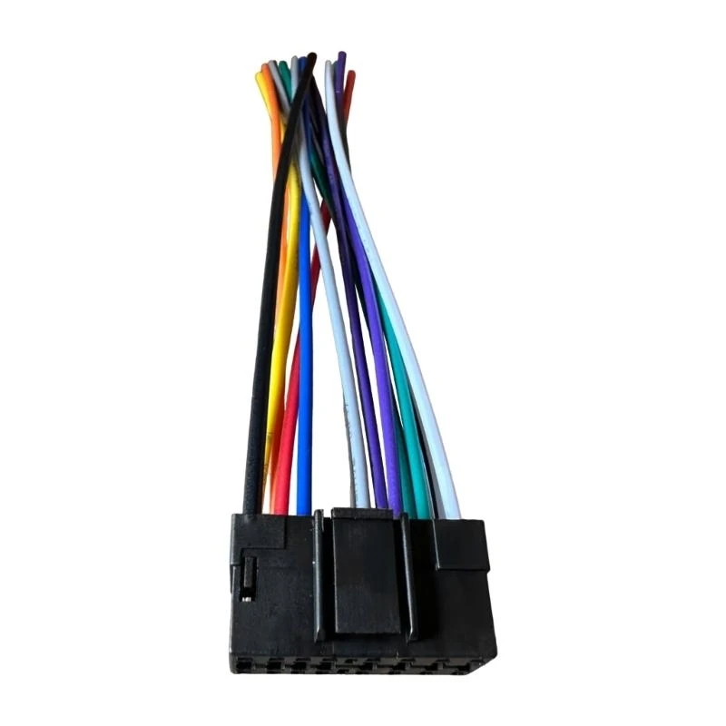 

Player Adapter Wiring Car Stereo Radio Replacement Power Plugs Radio Music Player 16 Pin Male Plugs