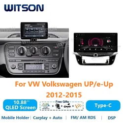 WITSON Auto Stereo QLED Android Car Radio For VW Volkswagen UP e-Up SEAT MII 2012-2015 Carplay GPS Audio Vehicle Navi Multimedia