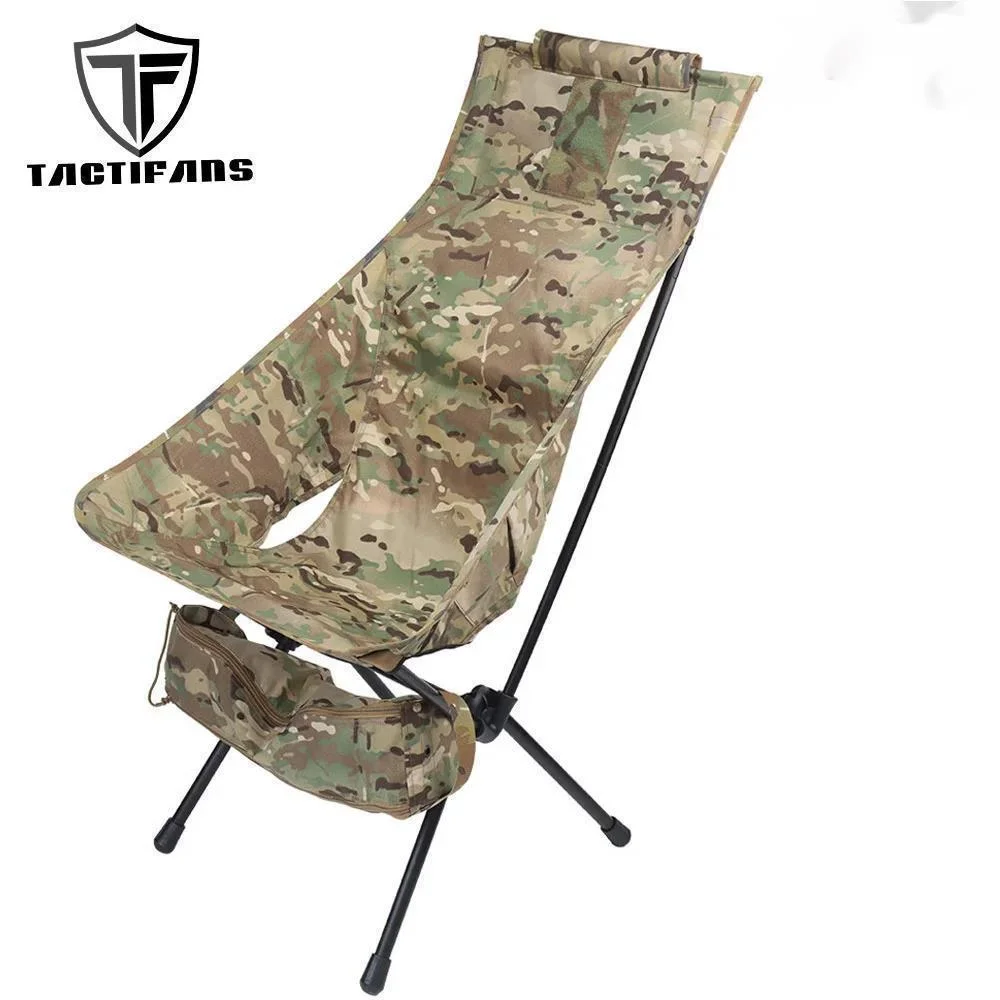 

Tactical Folding Chair Camouflage Outdoor Fishing Chair Portable Camping Wild Survival Climbing Picnic BBQ Chair Hunting Hiking