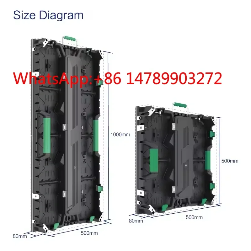 

High Efficiency Easy Installation Rental LED Screen 5001000/500500mm Die‑casting Cabinet Custom OEM LED Video Wall