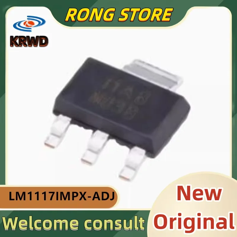 5PCS NO3B N03B NO  New and Original Chip IC SOT-223 LM1117IMPX-ADJ/NOPB LM1117IMPX-ADJ LM1117IMPX-A LM1117IMPX LM1117