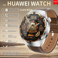 2025 New Huawei Smart Watch Men Watch 4 Pro AMOLED HD Screen Bluetooth Call GPS NFC Heart Rate Waterproof Huawei SmartWatch 2025