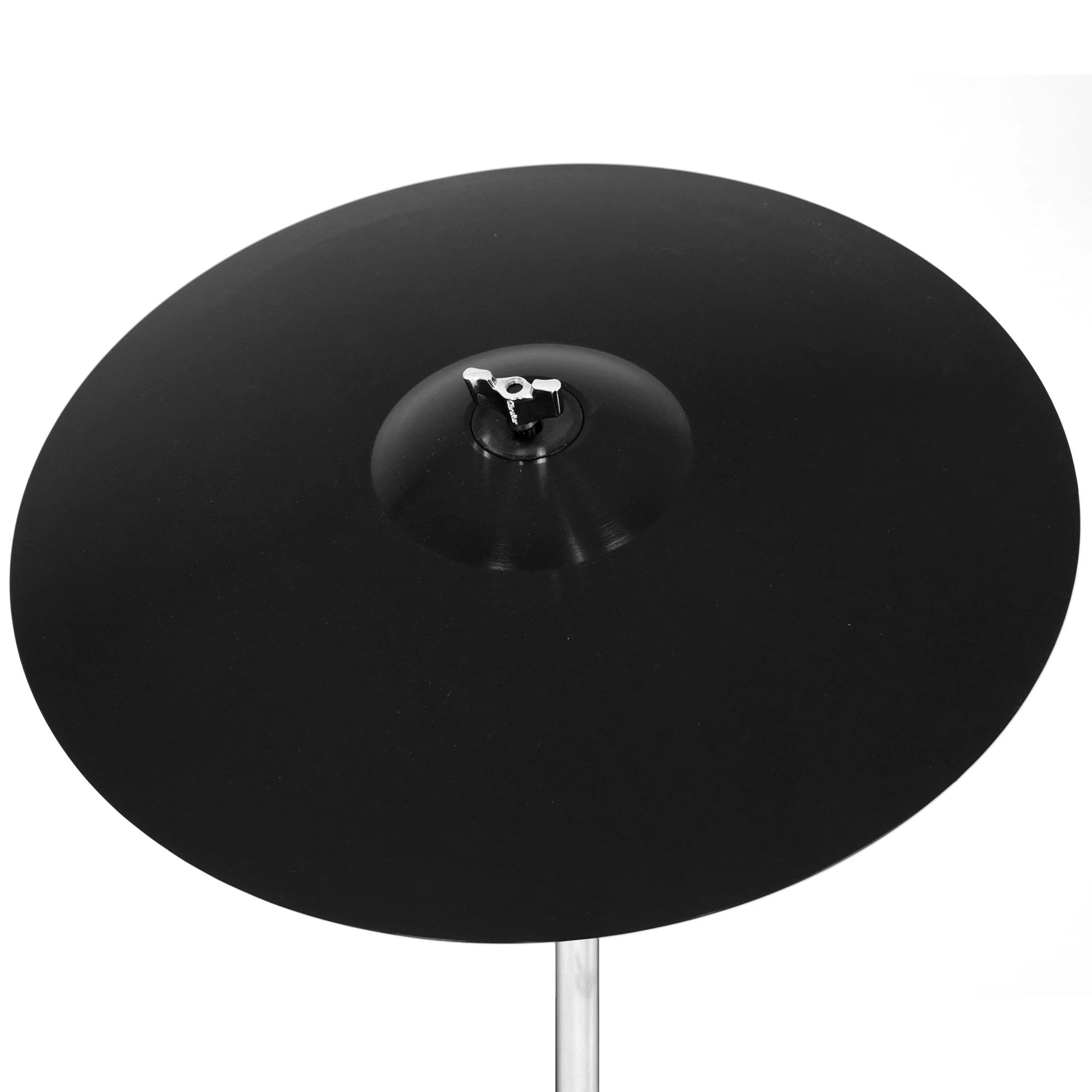 JBK 17 Inch Black Rubber High Quality Single Layer Foldable Ergonomic Electric Drum Crash Cymbals Compatible Effectors