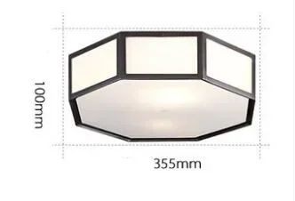 Lampu langit-langit gaya Amerika tahan air