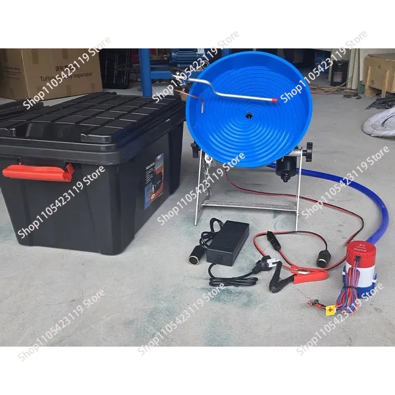 336 gold sorting machine, small gold panning machine, portable spiral gold panning equipment, field automatic panning