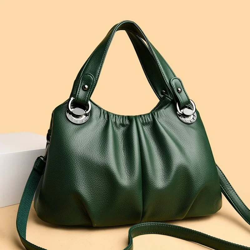 

Popular Classic Leather Women's Tote Bag High-End Luxury Brand Elegant Fashionable Elegant Finish Vintage Daily Bag​