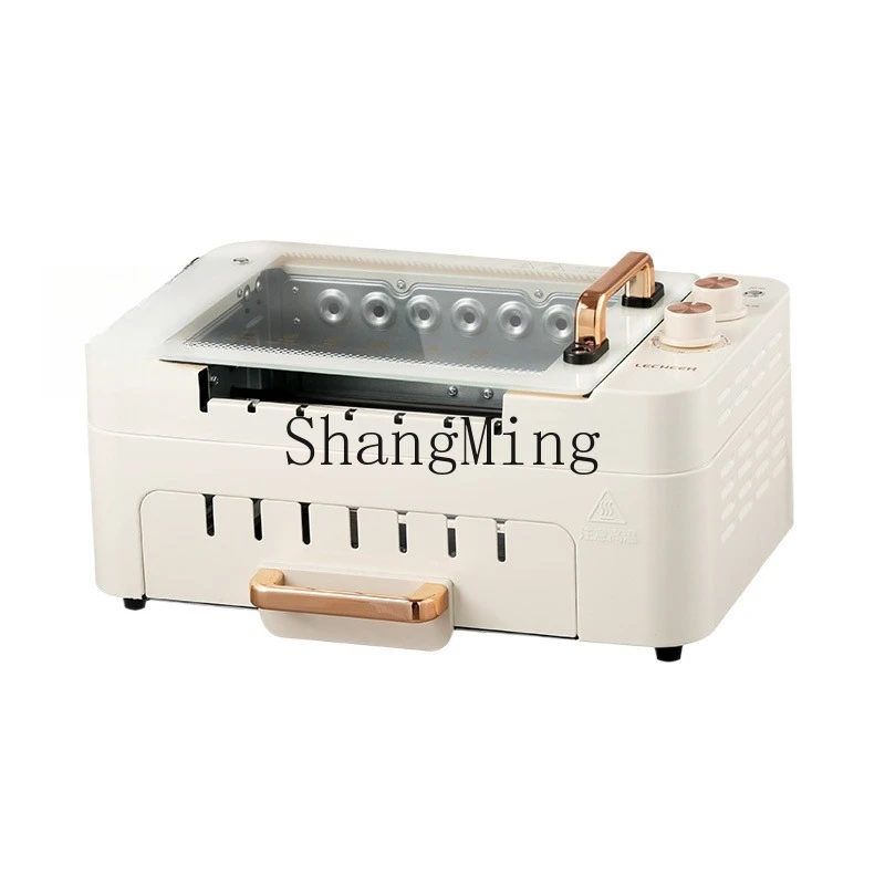 

ZYY Household BBQ Grill Automatic BBQ Grill Smokeless Indoor BBQ Skewer Machine