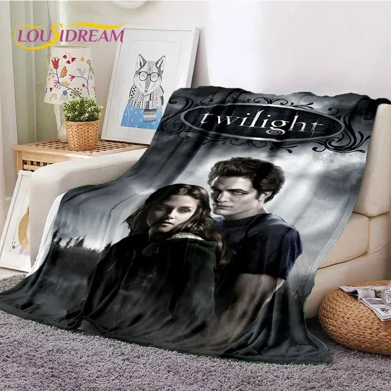 The Twilight Saga Edward Bella Soft Flannel Blanket for Bed Bedroom Sofa Picnic,Throw Blanket for Cover Outdoor Leisure Nap 013