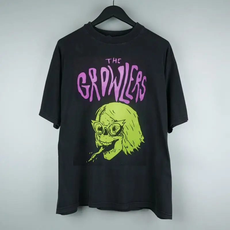 تي شيرت قطني نادر The Growlers Europe Tour لمحبي S إلى 5XL