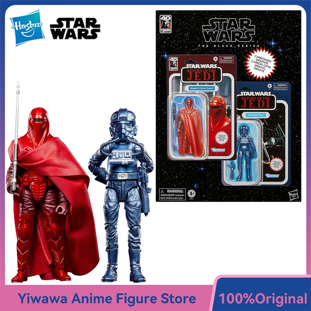 

[В наличии] Hasbro STAR WARS The Black Series Emperor's Royal Guard & TIE Fighter Pilot, комплект из 2 упаковок, 15 см, экшн-фигурка, модель игрушки