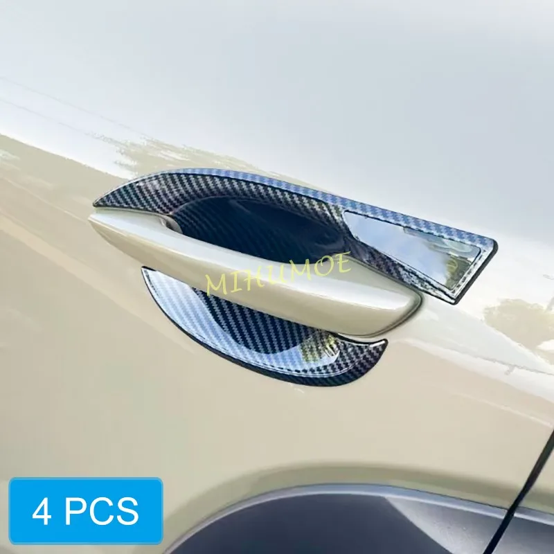 

Carbon Fiber Car Outside Door Handle Bowl Cover Protector fOR Mazda CX-50 CX50 VA Accessories 2023 2024 2025