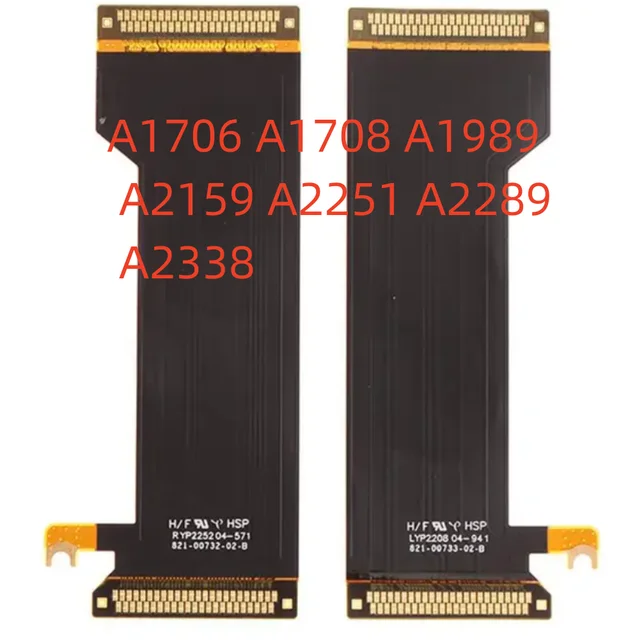 1 para szklanych kabli do MacBook Pro A1706 A1708 A2289 A2159 A1707 A1990 kabel do ekranu LCD 821-00732/821-00691