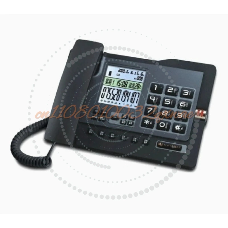 G026 Business Office Home Phone Black Fixed Landline Voice Number Blacklist Call Display Dual Interface No Disturb