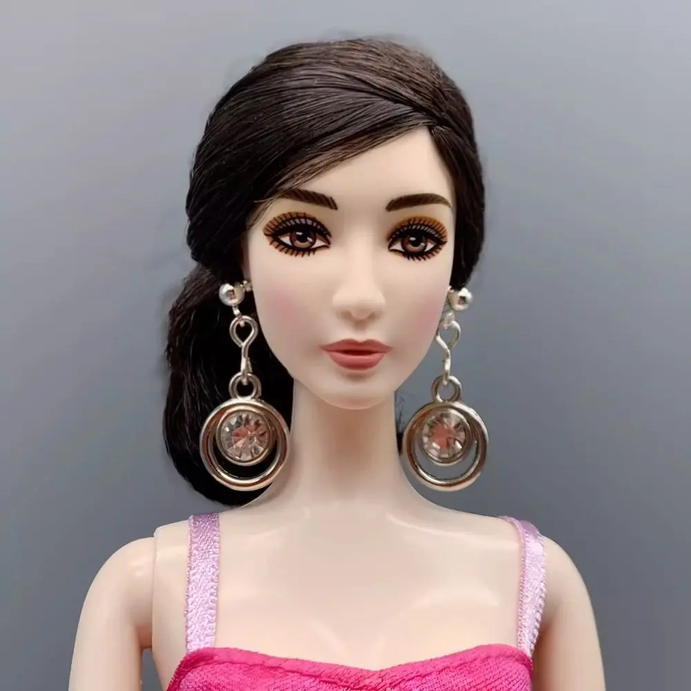 Fashion Doll Party Earring Necklaces Jewelry Clothes Accessories for 1/6 1/3 1/12 Doll Baby Girl Gift Toys Doll Colthes Decor