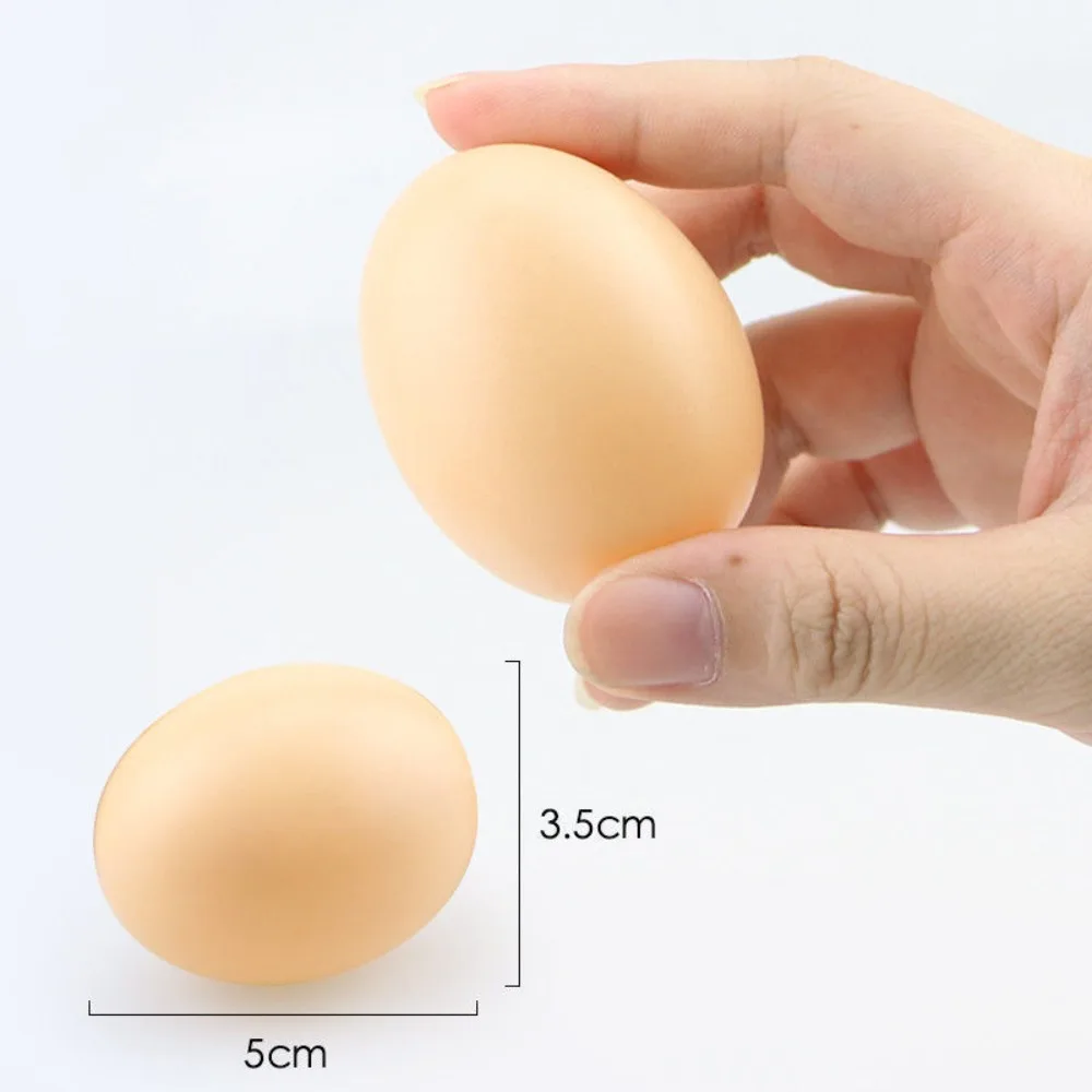 20/10PCS Fake Eggs Simulation Plastic Eggs Poultry Hatch Breeding Artificial DIY Painting Easter Egg Educational Toy