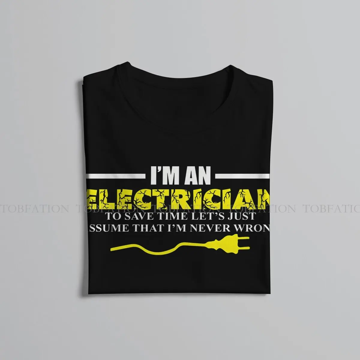 Engineer Electrical Electrician Original TShirts Lineman Distinctive Homme T Shirt Funny Size S-6XL