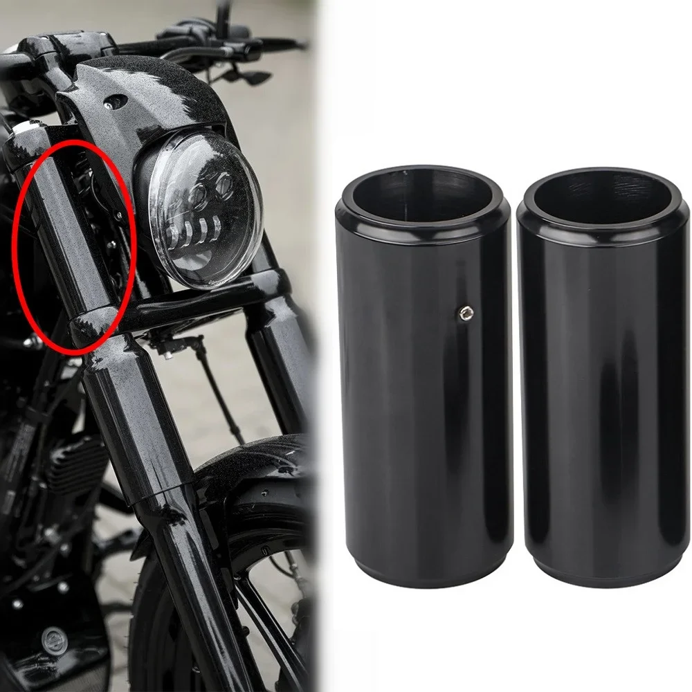 

49 мм мотоциклетная передняя верхняя крышка вилки, амортизатор, гетры, защита багажника, защита рукава для Harley Sportster X48 XL1200X 16-up