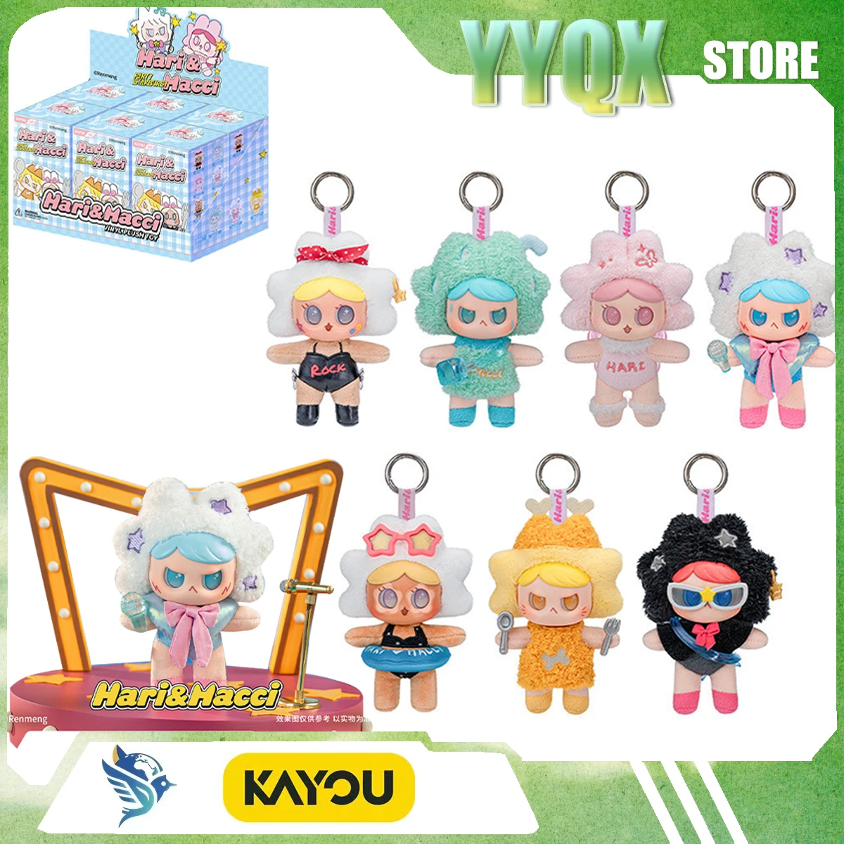 KAYOU 2026 New Hari&Hacci Pendant Doll Package Hanging Cute Collection Periphery Surprise Gift Girl Cartoon Ornament Decoration