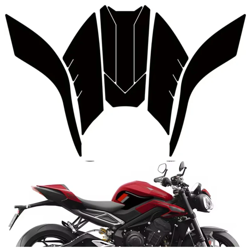 For BENDA LFC700 LFC 700, Non-Slip Motorcycle Fuel Tank Pad Side Knee Grip Protector, Adhesive Stickers