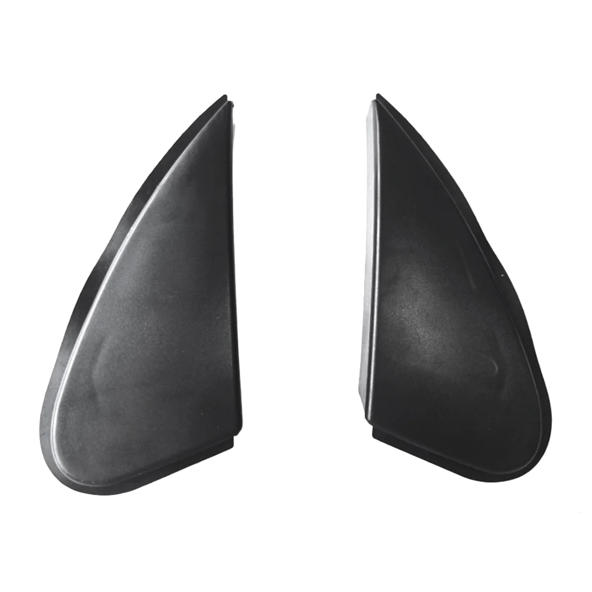 L+R Rearview Mirror Triangle Door Side Mirror Triangle Cover Trim for 2014-2018 60118-02120 60117-02120