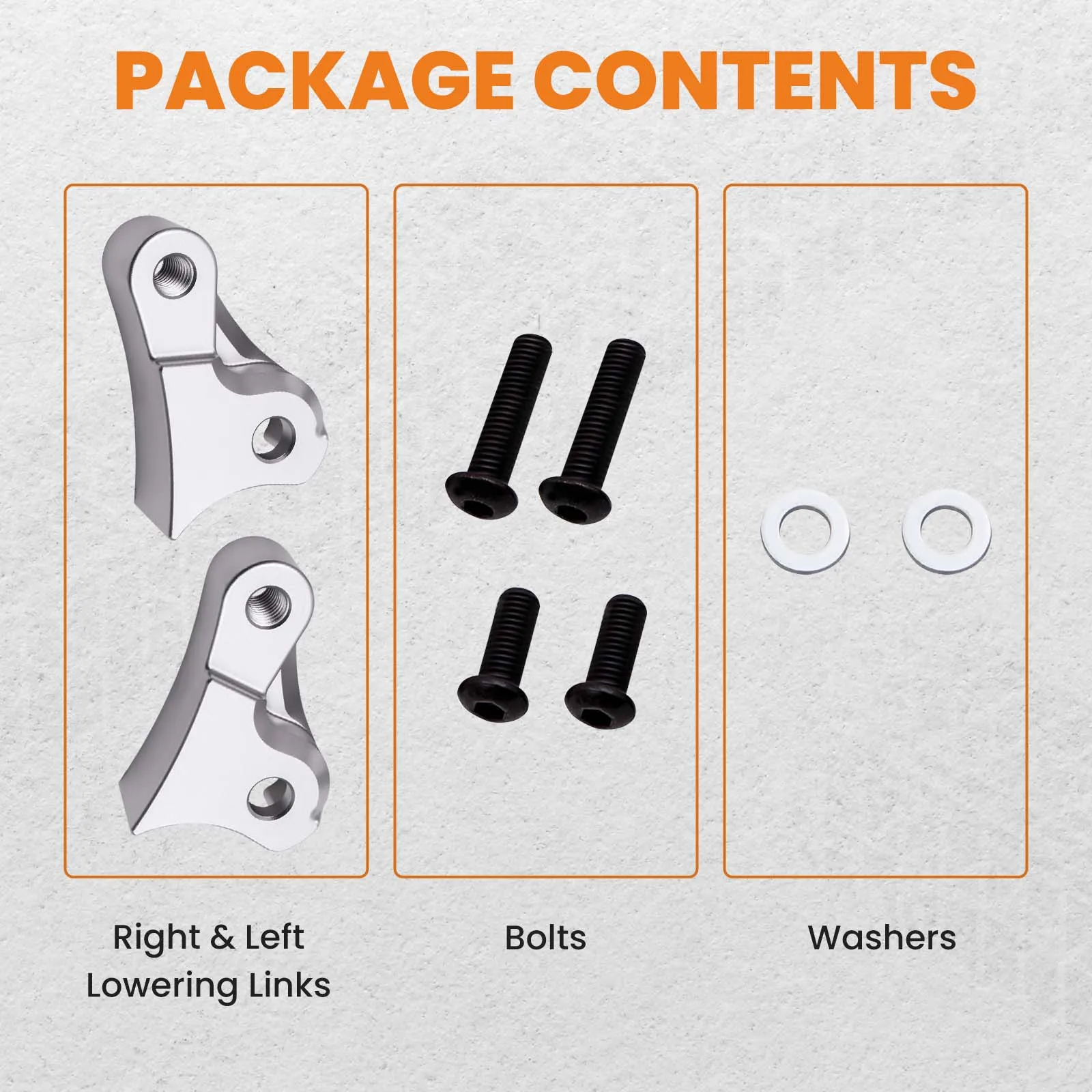 Rear Lowering Kit For Harley-Davidson Street Glide FLHX Road Glide 2008-23