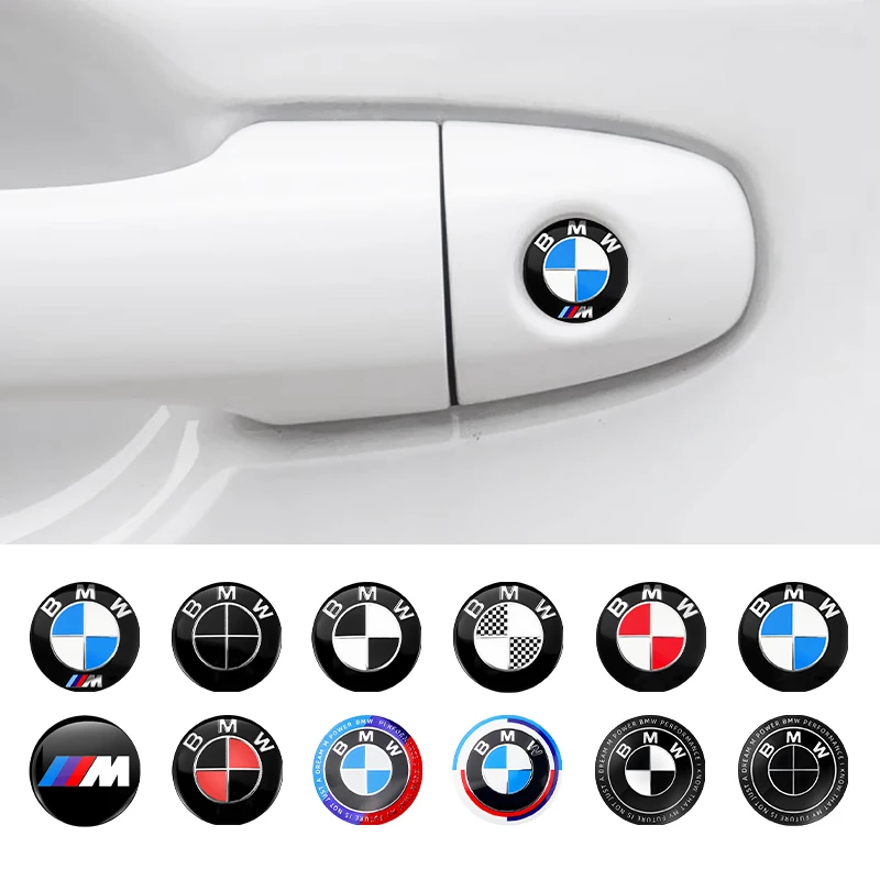 Car Door Lock Keyhole Protective Cap Key Socket Cover Trim Sticker For BMW 50th M E46 E90 E49 F30 F80 E36 E46 E93 E92 F34 F31 GT