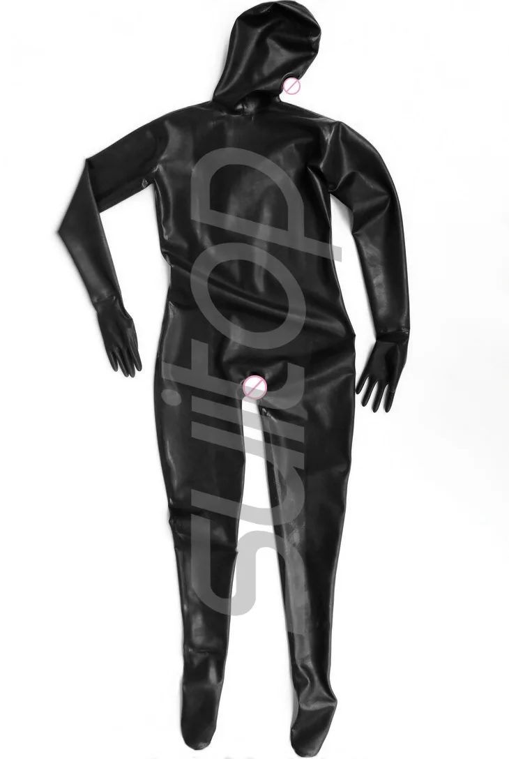 بدلة لاتكس كاملة مع 3 للنساء بسمك 0.6 ملم ثقيل #1