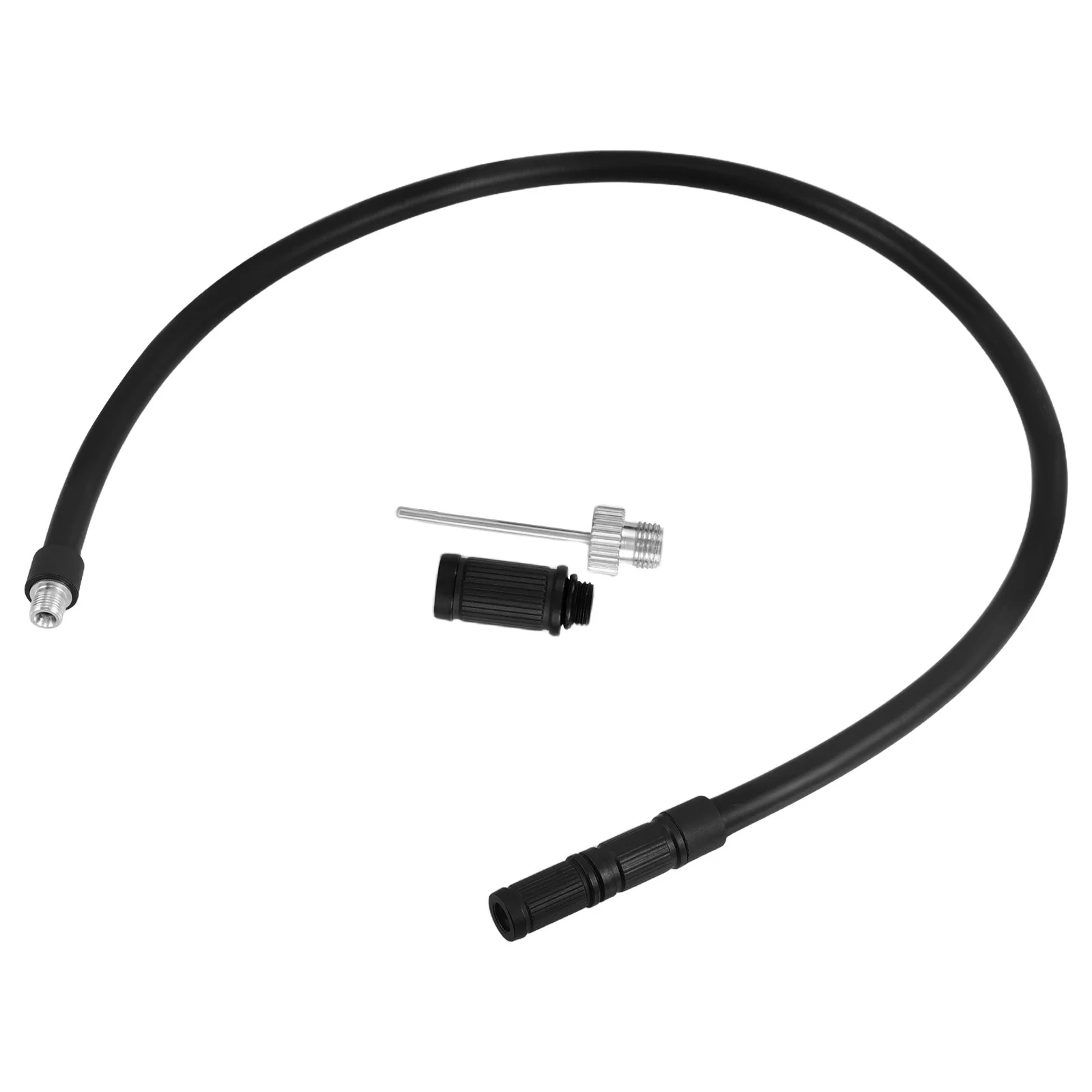 

1Set Tire Inflator Hose French Valve Adapter Portable Quick Inflation for Car Bicycle Motorcycle Air Compressor Pump Extension