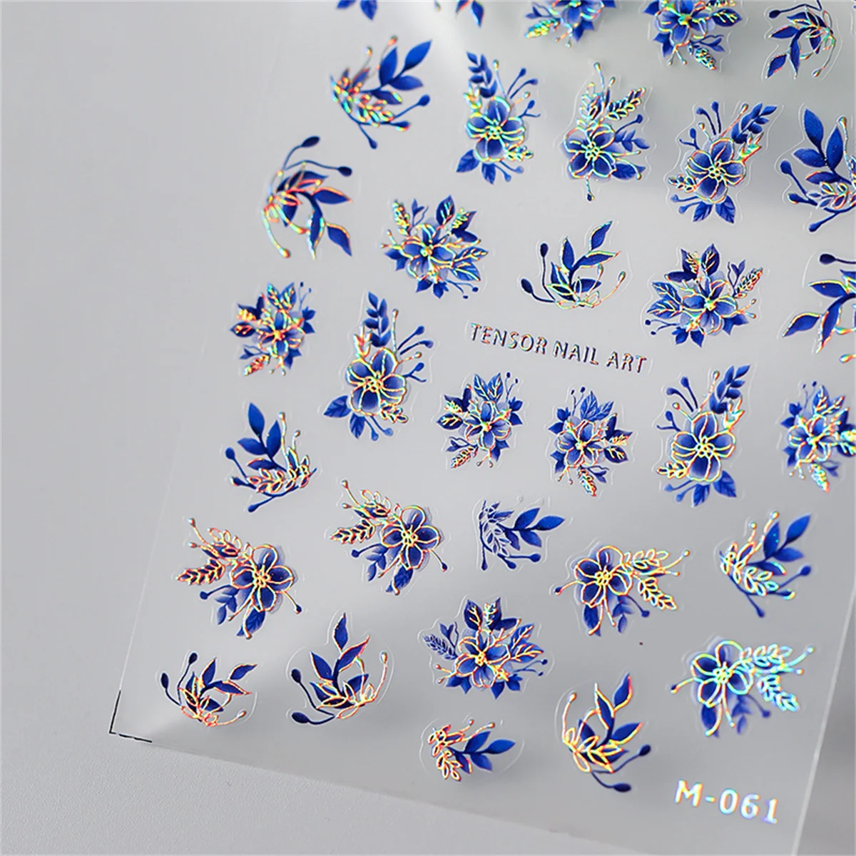 1pcs 5D Relief Laser Flower Nail Art Stickers Japanese Luxury Bronzing Shiny Nail Decorations Self Adhesive Decals DIY Accessory