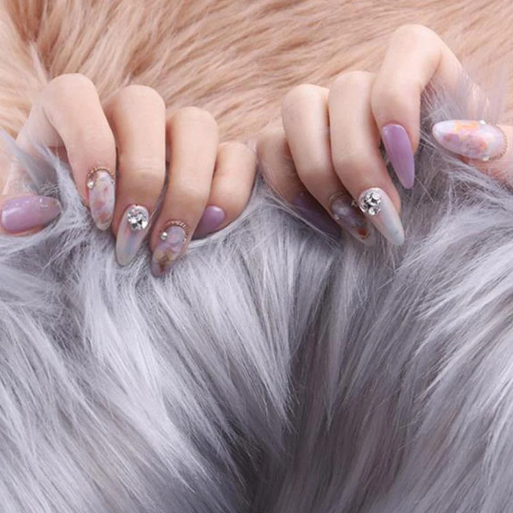 Paznokci zdjęcie tło Nail Art miękkie futro mata na stół Salon Manicure praktyka poduszka składana zmywalna podpórka pod ramię Pad materiały do