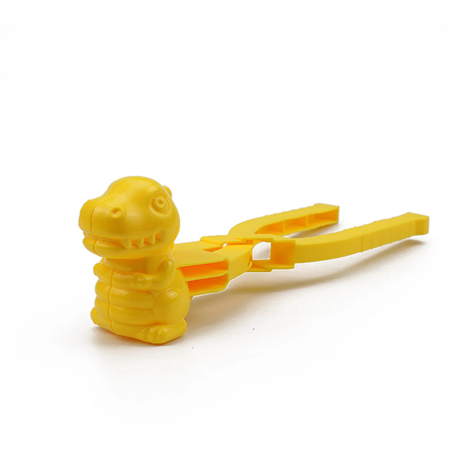 オニギリとハンドル付きスノーボールメーカー、米型、DIY寿司型、子供と大人のための冬の動物の雪のおもちゃ、1個