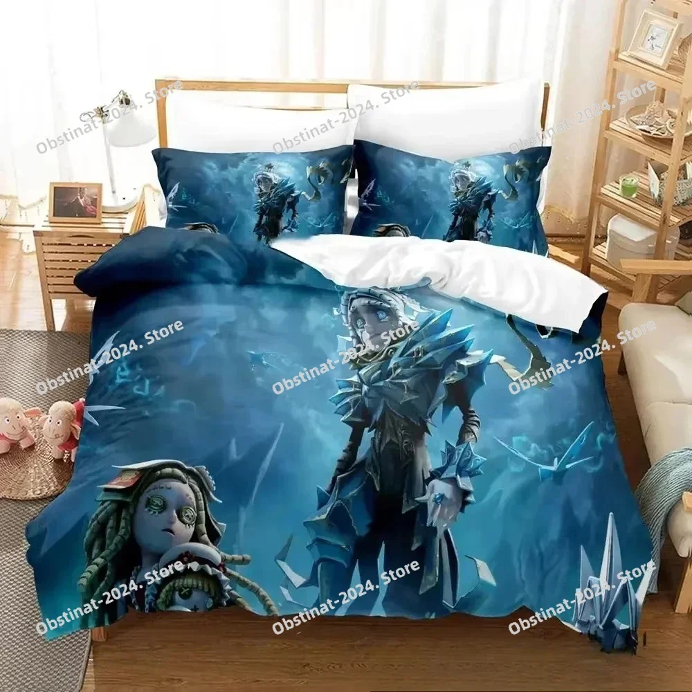 

Game Identity V Anime Bedding Set Printed Bed Set Duvet Cover Sheet Pillowcase Bed Soft Quilt Cover Full Queen King Size