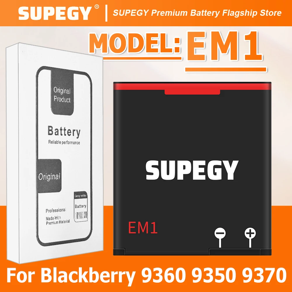 

Сменный аккумулятор EM1 для Blackberry 9360 9350 9370, новые аккумуляторы высокого качества