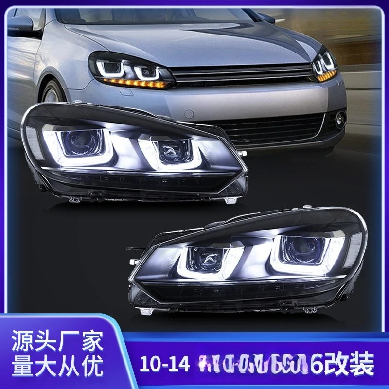 

Modified headlights for 2010-2014 6 LED headlight assembly