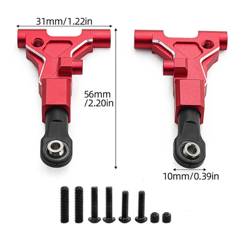 Marco metal Brazo inferior delantero para 1/10 RECONTROLLOS CONTROL PIEZA CARRO