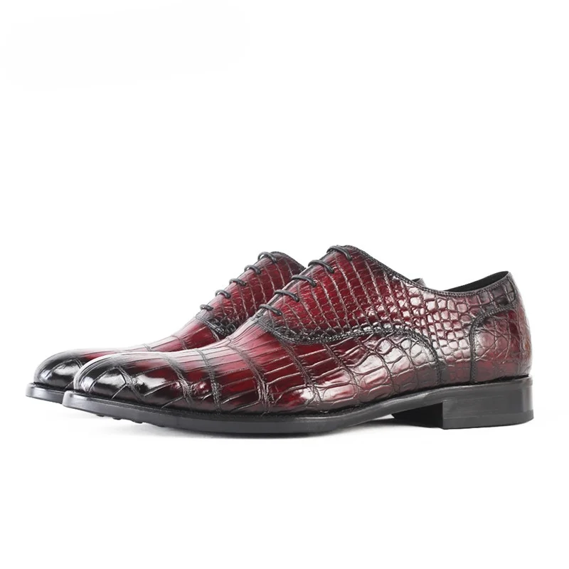 

Crocodile Leather Men dress shoes Men's Leather Shoes - Durable, Comfortable, Breathable & Stylish
