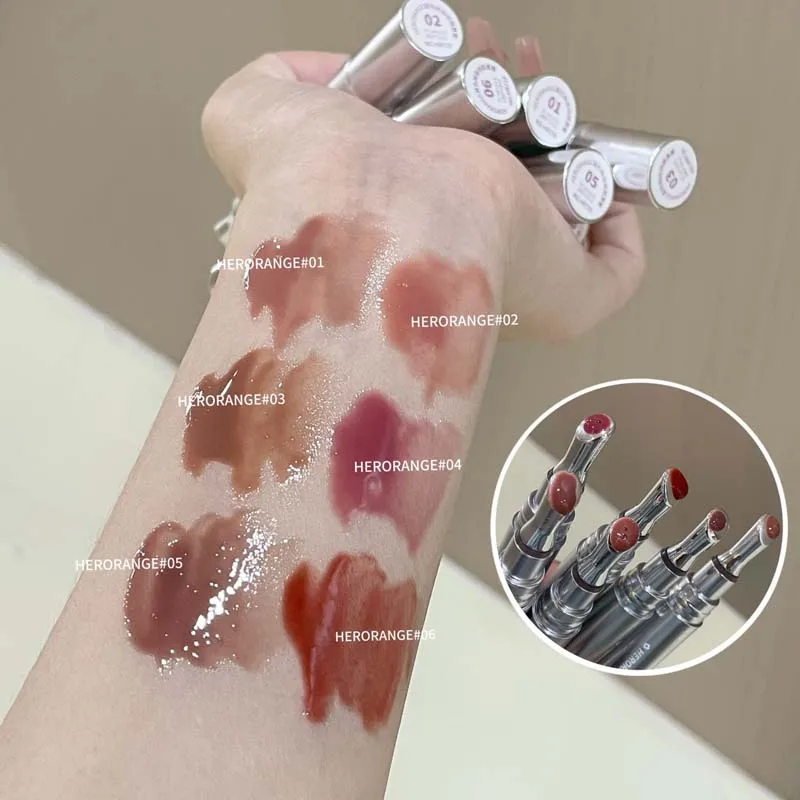 HERORANGE Spiegelachtige lipgloss, langdurig hydraterende lipgloss, geschikt voor alle huidtypen, Valentijnsdag cadeau, verjaardagscadeau