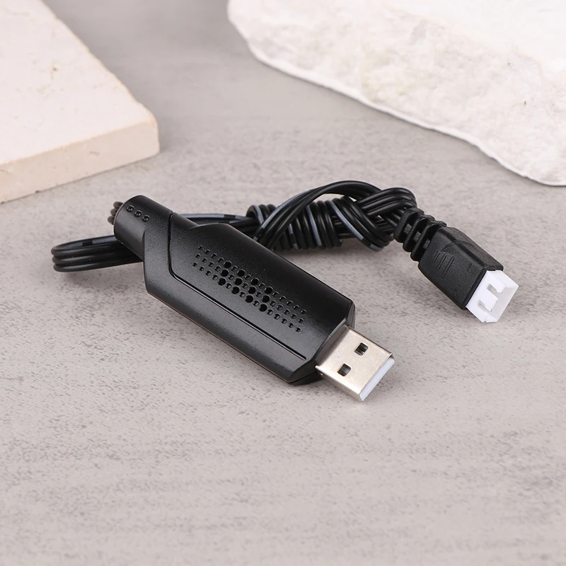 Ładowarka USB 2S 7.4V 1A do akumulatorów Lipo 7.4V 2S ze złączami XH-3P Samochody RC Drony Łodzie Akumulatory 7,4V Kabel USB do ładowania