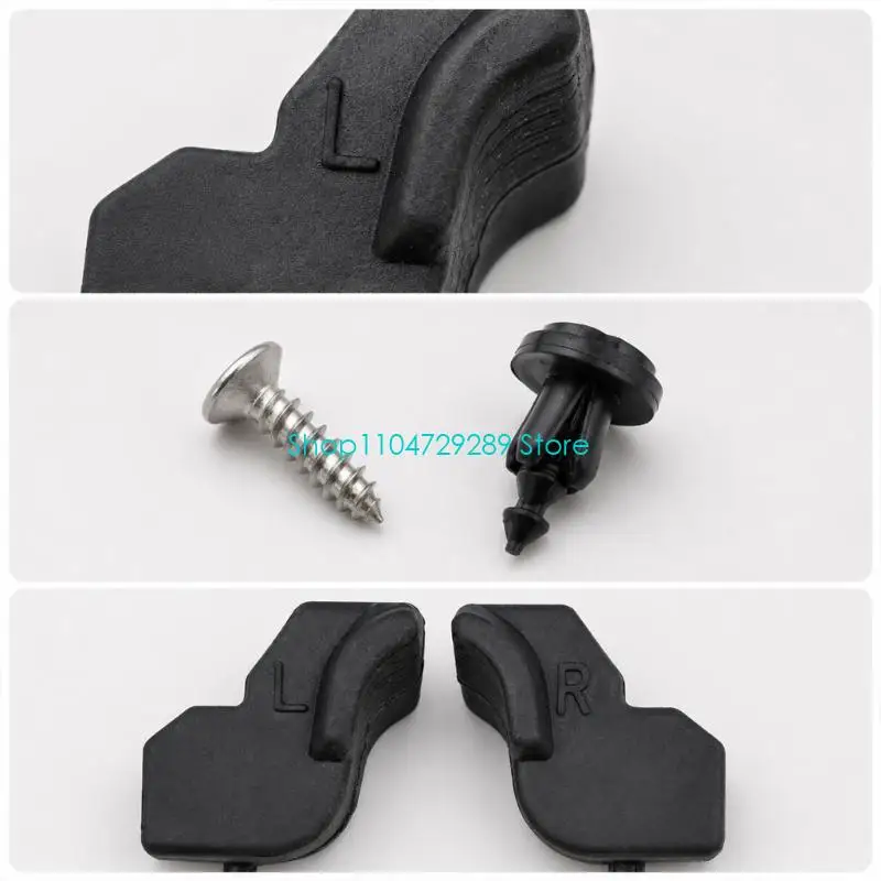D8KE Rear Gate Buffer Block Set, Rubber Contact Bumper Pads for Existing Mount Repair with Part Number Lookup Support in Service