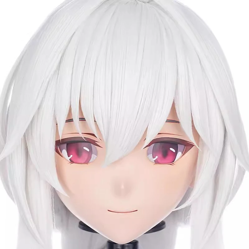 

(MEO250) Customize Handmade Full Head Lockable Crossdress Male to Female Japanese Cartoon Anime Game Character Kigurumi Mask