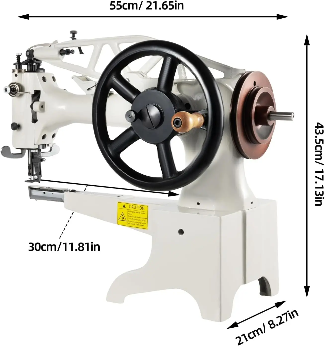 Leather Sewing Machine, Hand Shoe Repair Machine Hand Crank Heavy Duty Sewing Machine Manual Industrial Sewing Machine With