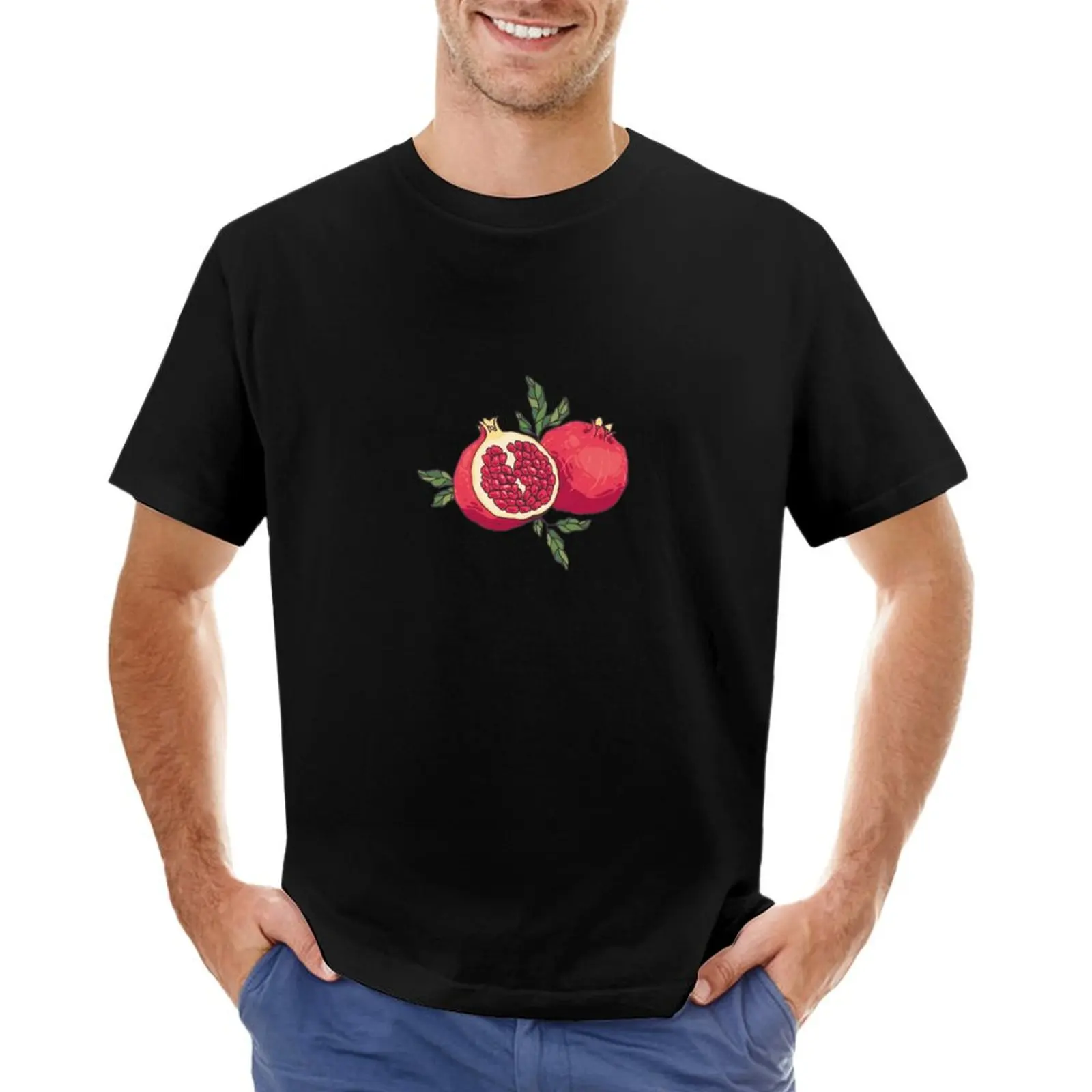 Juicy pomegranate fruits T-Shirt anime clothes heavyweights shirts graphic tees clothing for men