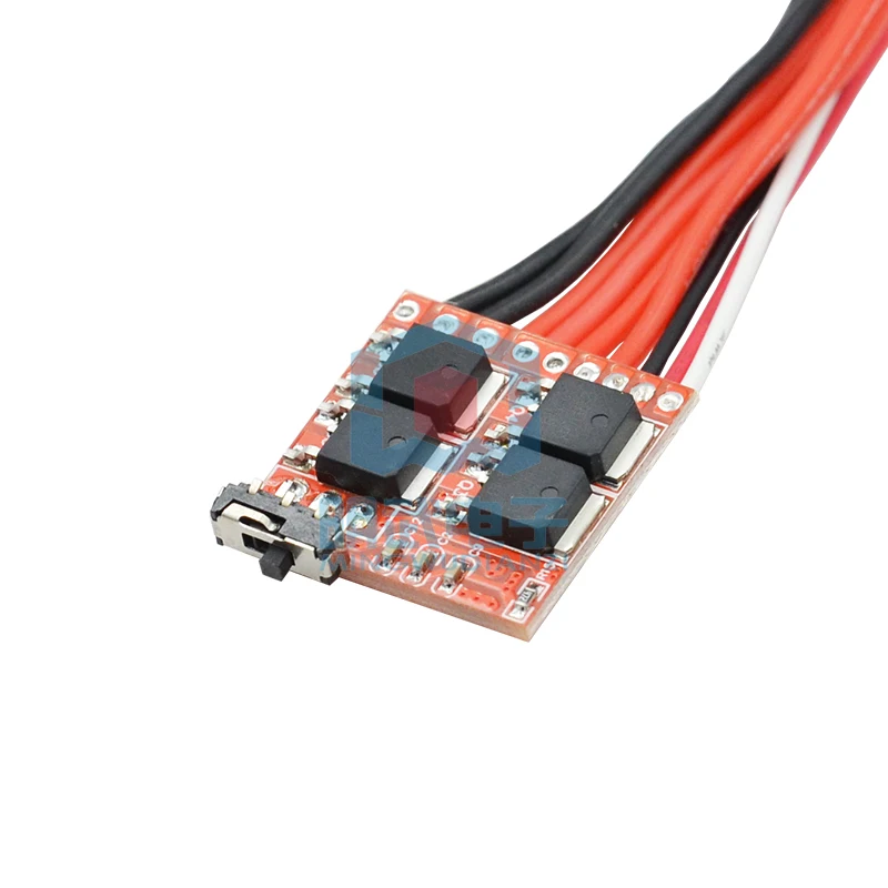 

10A 20A 30A Two-way brushed ESC with brake and no brake switchable RC remote control model car for marine use